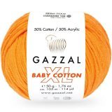 Пряжа Gazzal BABY COTTON XL 3416 св.оранжевый (5 мотков)