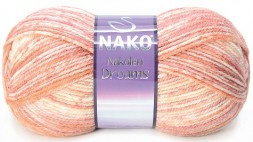 Пряжа Nako NAKOLEN DREAMS 31563 роз/персик