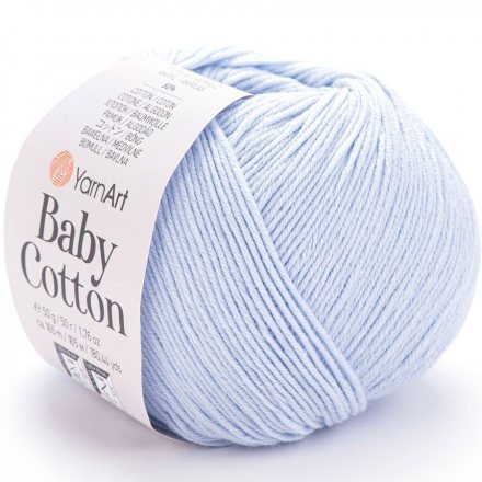 Пряжа Yarnart BABY COTTON 450 св.голубой (5 мотков)