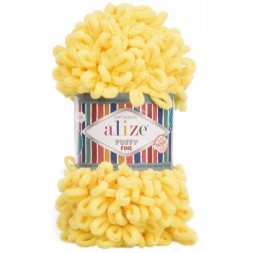 Пряжа Alize PUFFY FINE 113 лимон (5 мотков)