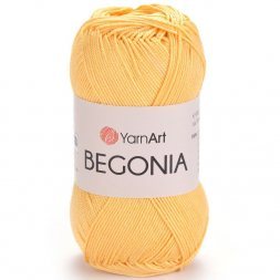Пряжа Yarnart BEGONIA 4653 св.жёлтый (5 мотков)