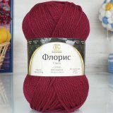 Пряжа Камтекс ФЛОРИС 091 вишня (5 мотков)