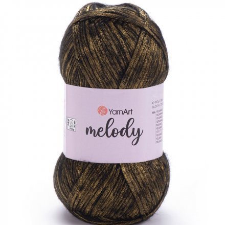 Пряжа Yarnart MELODY 886 золотисто-коричневый (1 моток)