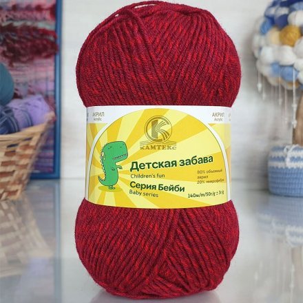 Пряжа Камтекс ДЕТСКАЯ ЗАБАВА 406 мулине 7 (5 мотков)