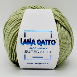 Пряжа Lana Gatto SUPER SOFT 9067 св.салатовый