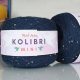 Пряжа M&amp;h KOLIBRI MINI 075 т.джинс с серебром (2 мотка)