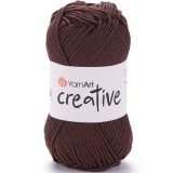 Пряжа Yarnart CREATIVE 232 коричневый (5 мотков)