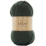 Пряжа Alize WOOLTIME 546 т.хаки (5 мотков)