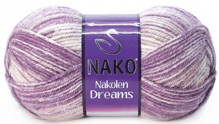 Пряжа Nako NAKOLEN DREAMS 31466 фиолет меланж