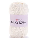 Пряжа Yarnart SILKY ROYAL 447 отбелка (5 мотков)