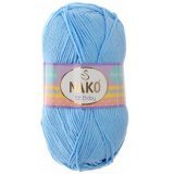 Пряжа Nako ELIT BABY 6723 нежно голубой (5 мотков)