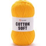 Пряжа Yarnart COTTON SOFT 35 жёлтый (5 мотков)
