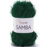 Пряжа Yarnart SAMBA 200 т.зеленый (5 мотков)