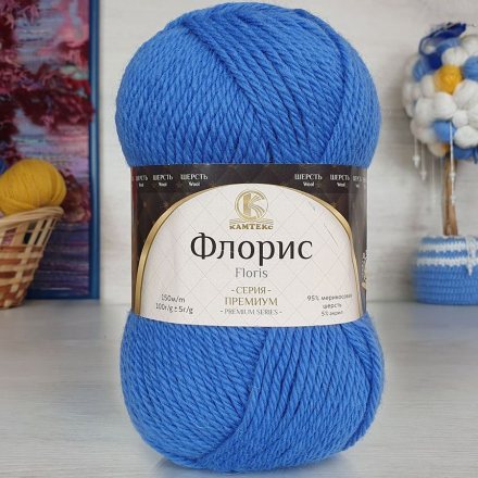 Пряжа Камтекс ФЛОРИС 018 мадонна (5 мотков)