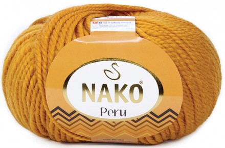 Пряжа Nako PERU 5419 п.оранж