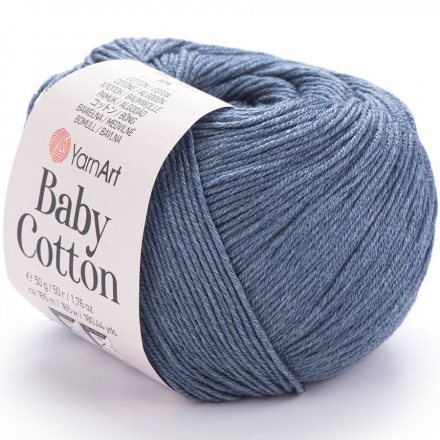 Пряжа Yarnart BABY COTTON 453 джинс (5 мотков)