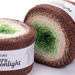 Пряжа Yarnart FLOWERS MOONLIGHT 3272 принт (2 мотка)