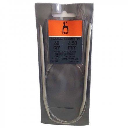 Спицы круговые Pony 60 см, № 4.5