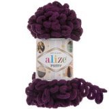 Пряжа Alize PUFFY 111 сливовый (5 мотков)