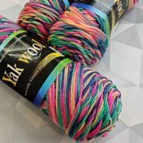 Пряжа Color City ЯК ВУЛ 962 т.радуга (5 мотков)