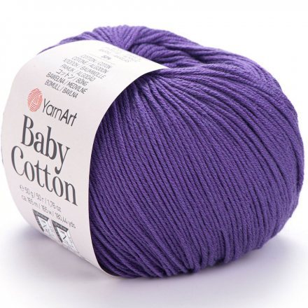 Пряжа Yarnart BABY COTTON 455 фиолет (5 мотков)