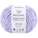 Пряжа Gazzal SWEET BABY ORGANIC COTTON 2614 сиреневый (5 мотков)