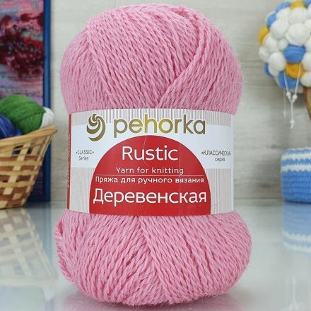Пряжа Пехорка ДЕРЕВЕНСКАЯ 125 камелия (10 мотков)