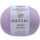 Пряжа Gazzal BABY WOOL 823 роз.сирень (5 мотков)