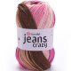 Пряжа Yarnart JEANS CRAZY 8219 св.кор/фукс/астра (5 мотков)