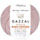 Пряжа Gazzal BABY COTTON XL 3444 нежно розовый (5 мотков)