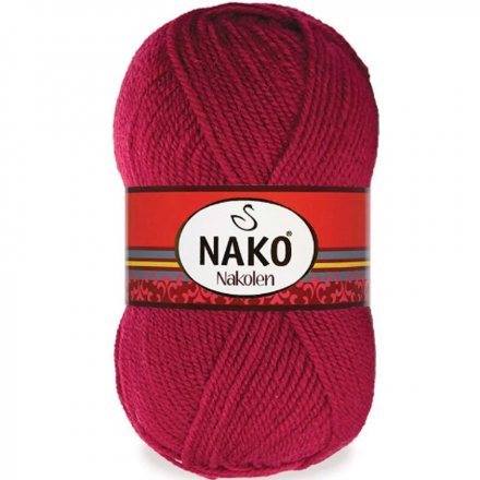 Пряжа Nako NAKOLEN 3630 вишня (5 мотков)