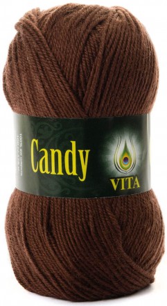 Пряжа Vita CANDY 2535 т.молочный шоколад