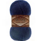 Пряжа Alize ANGORA GOLD SIMLI 58 т.синий (5 мотков)