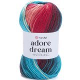 Пряжа Yarnart ADORE DREAM 1061 принт (5 мотков)