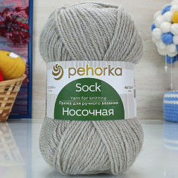 Пряжа Пехорка НОСОЧНАЯ 276 перламутр (10 мотков)