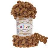 Пряжа Alize PUFFY 179 верблюжий (5 мотков)