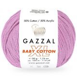 Пряжа Gazzal BABY COTTON XL 3422 роз.сирень (5 мотков)