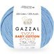 Пряжа Gazzal BABY COTTON XL 3423 голубой (5 мотков)