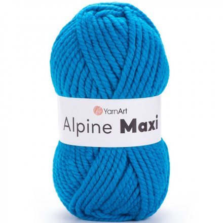 Пряжа Yarnart ALPINE MAXI 671 гол.бирюза (2 мотка)