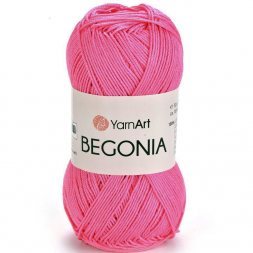 Пряжа Yarnart BEGONIA 5001 яр.розовый (5 мотков)