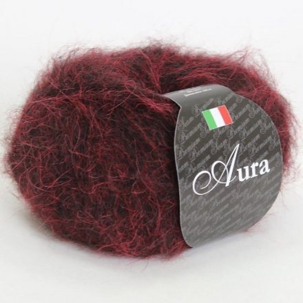 Пряжа Seam AURA 821 вишня (2 мотка)