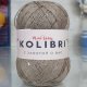 Пряжа M&amp;h KOLIBRI 079 бежевый с прозрачным (2 мотка)