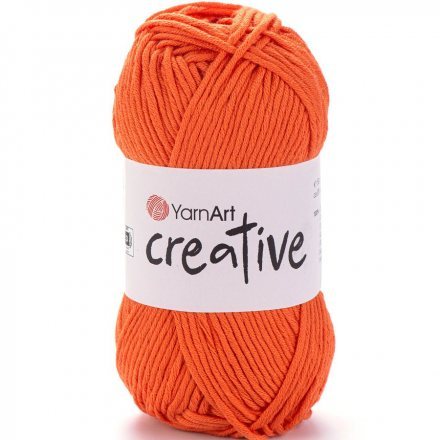 Пряжа Yarnart CREATIVE 242 яр.оранж (5 мотков)