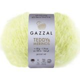 Пряжа Gazzal TEDDY &amp; MERINOS 6533 св.салат (5 мотков)
