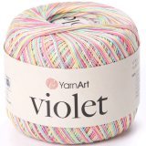 Пряжа Yarnart VIOLET MELANGE 502 детский (6 мотков)
