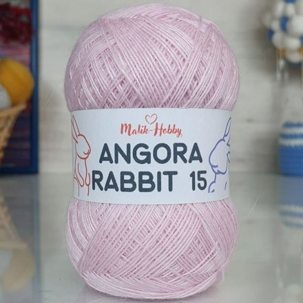 Пряжа M&amp;h ANGORA RABBIT 15 002 лиловый (5 мотков)