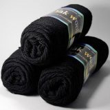 Пряжа Color City ЯК ВУЛ 2622 черный (5 мотков)