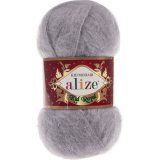 Пряжа Alize KID ROYAL 52 св.серый (5 мотков)
