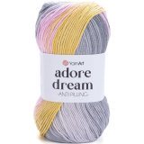 Пряжа Yarnart ADORE DREAM 1064 принт (5 мотков)