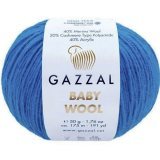 Пряжа Gazzal BABY WOOL 830 василек (5 мотков)
